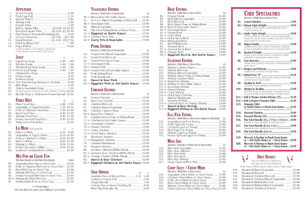 Menu - New Garden photo 2